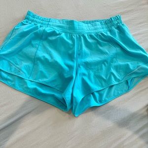 lululemon athletica Women’s Athletic Shorts in Aqua Turquoise